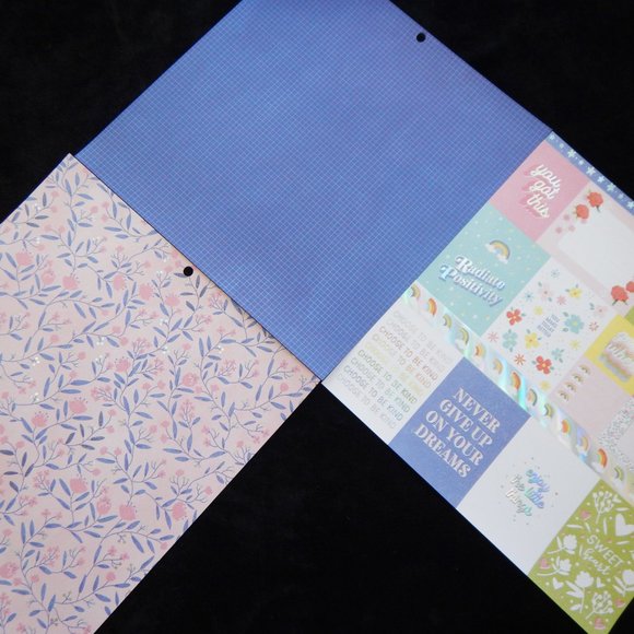 12x12 Scrapbook Paper 24 Cardstock Pride Rainbow LGBT Happy Day Hearts Flag June - Picture 9 of 10